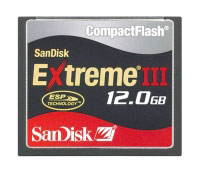 Sandisk Extreme III CompactFlash 12GB (SDCFX3-12288-902)